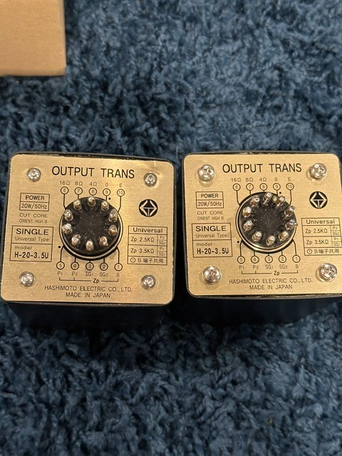 Hashimoto H20-3.5U Output Transformer One Pair