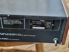 AIWA AD-6550 Stereo Cassette Deck (READ Details) Vintage