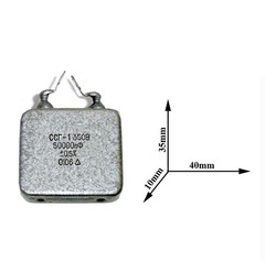 2pcs Silver Mica Capacitor 0.05uF (0.047uF) 350V 0.5% SSG-1 Mil-Spec USSR