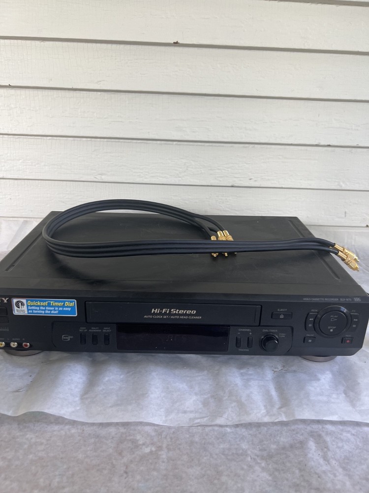 Vintage Sony SLV-N70 VHS VCR Home Video Cassette Recorder Player Hi-Fi Stereo 👀