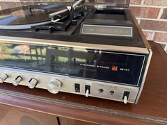 🍊Vintage 1970s Panasonic FM/AM Stereo Music Center w/ 8-Track | Model SE-4440🎶