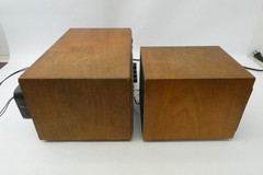 Vintage KLH 200 AM/FM Stereo Table Top Radio Wood Cabinet Kyocera Japan