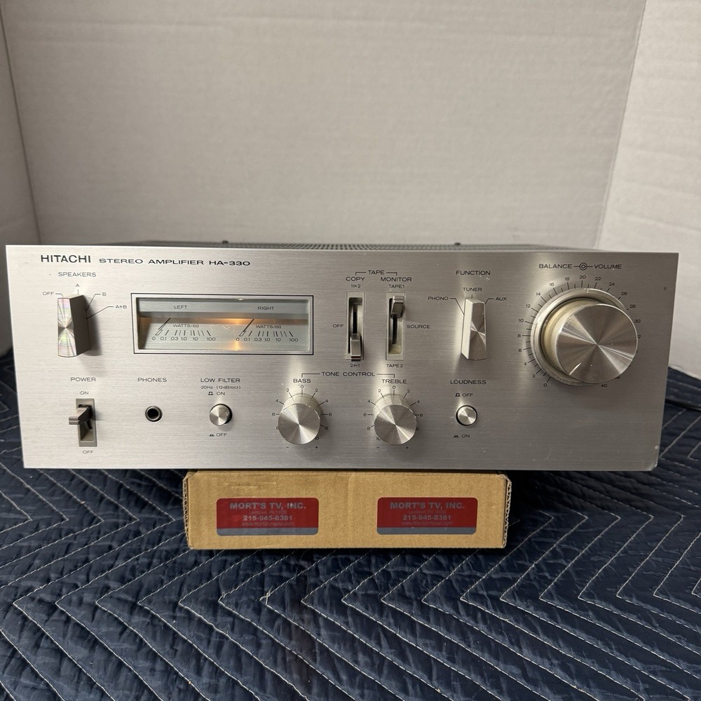 HITACHI HA-330 INTEGRATED AMPLIFIER – SERVICED – CLEANED – TESTED