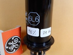GE NOS 6L6 Vacuum Tube Amplitrex Tested Strong 95% Gm Some HK Leak