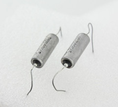 Qty 2 Sprague Vitamin Q .033uF 200V PIO Capacitors Matched Pair Tone Caps NOS