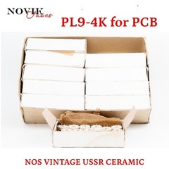 PL9-4K Ceramic Sockets 9 Pin PCB Board Mount Vintage Silver Plated Pins 20pcs