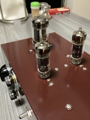 Tube Headphone Amplifier Custom Hand made, Including Headphones!