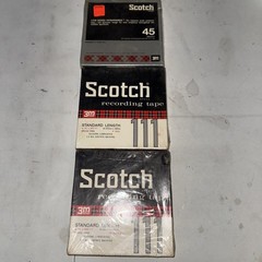 Scotch brand Recording Tape Standard Length 1/4 In x 600 FT New Sealed **