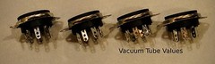 CELANEX 8 pin Octal Vacuum Tube Socket 8PINCLX TOP BOTTOM MOUNT 4 PCS MCINTOSH
