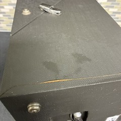 Vintage Set of Akai SS-50 Angled Suitcase Speakers Audio Case Mechanical Speaker