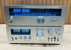 Kenwood KA-5700 Amp + KT-5500 Tuner Combo – Serviced/Working. Blue LEDs. 40 WPC