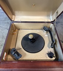 VINTAGE PHILCO 1945-55 PHONOGRAPH Record Player *TESTED WORKS*