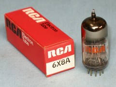 VACUUM TUBE ~ 6X8A ~ RCA ~ NOS ~ 6X8A