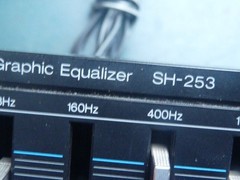 Panasonic SH-253 7-Namd Stereo Graphic Equalizer bundle w Cables