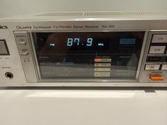 Technics SA-350 Quartz Synthesizer TV/FM/AM Stereo Receiver — Working