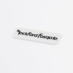 Rockford Fosgate Speaker Logo Badge Custom Made 32.5mm(1.28″)X11mm(0.43″)