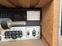 The Fisher 500-TX Excellent Shape Tested Wood Cabinet *Read Description*