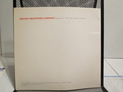 Vintage 1970’s BIC 1000 Turntable Owner’s Manual, Warranty Card & More – Nice