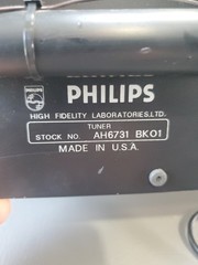 RARE VINTAGE Philips HiFi Laboratories Stereo Tuner 6731 AH6731 *Please Read*