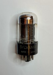 Sylvania 6SN7GTB Chrome Dome Vacuum Tube USA Tested 3900/3700