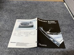 ⭐️ Original Technics SL-5200 Stereo Turntable Dealer Sales Brochure NICE! ⭐️