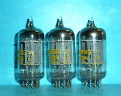 3 Sylvania 5963 Tubes Angled D Getter Stromberg Carlson Tested
