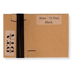 12 Ft Dial Cord BRAIDED String .8mm (144″) for Vintage Tube Radio Tuner Black
