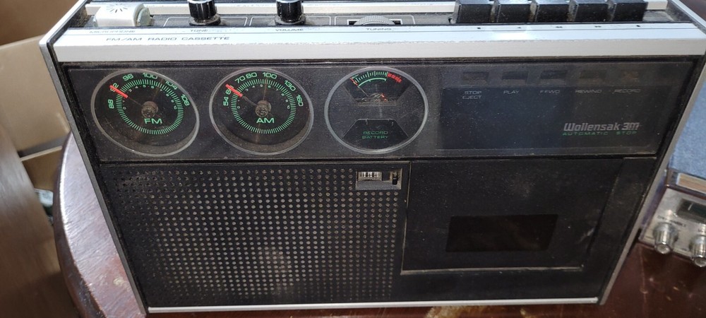 Vintage Wollensak 3M Rare Portable Cassette Recorder 4515 AS-IS FOR PARTS