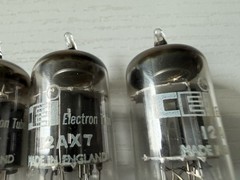 ECC83 CEi Matched Quad Tubes