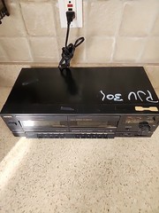 AIWA AD-WX505 Double Cassette Deck High Speed Dubbing Power Tested