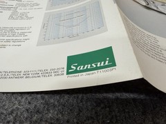 ⭐️ Original Sansui G3000 Stereo Receiver Dealer Sales Brochure – Beautiful!