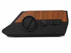 GE General Electric 7-4662B AM/FM Alarm Clock Radio Wood Grain Vintage Works