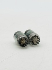 x2 NEW Vintage PAIR NOS GE JAN 5814A 12AU7 Military Vacuum Electron Tubes H8