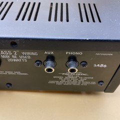 Vintage Realistic MPA-20 120V/12V Solid State P.A. Amplifier