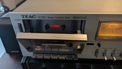 Vintage Teac CX-350 Cassette Deck for parts or repair *Powers On