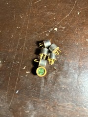 Lot Of 35 Used NPN RF Power Transistors and Microwave Vintage Some Gold Plated
