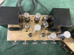 Pair of Pilotone Amplifiers AA-905 AA905 Pilot KT66 Output Tube Integrated Amps