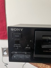 SONY TC-WR 465 Double Cassette Deck Auro Reverse Tested Works Made in Malaysia