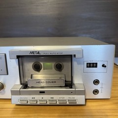 Vintage Sherwood S-100 CP Stereo Cassette Deck – Power Tested Only Silver Face