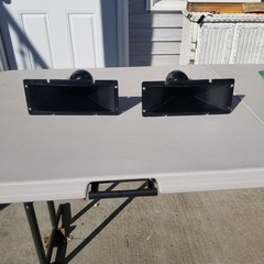 A Pair Of Fostex Corp Tweeters Model # 025h30 Nice Shape Untested