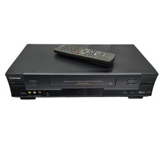 Toshiba W-627 4-Head Hi-Fi VHS VCR Video Cassette Recorder w/ Remote Tested