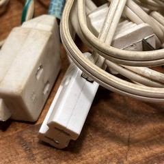 Vintage Electrical Cord Plug Lot Bakelite Lamp Appliance Wiring Untested
