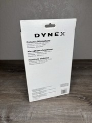 Vintage DYNEX Dynamic Microphone 10 foot cord detachable Mic Phone Jack Included