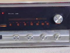 Voice of Music 1498-1, Deluxe 200 AM/FM Stereo Receiver, Tested, Working, RARE