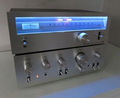PIONEER 2PC SA-6500 INTEGRATED AMP + TX-6500 TUNER RECAPPED PRO SERVICED + LED’s