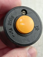 Vintage Soviet USSR Push button, Call Button, Switch, Carbolite