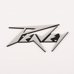 2Pcs DIY PEAVEY plastic logo badge replacement piece(text) 160mm X 80mm New