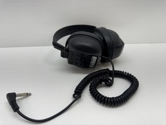 Vintage Ever Ready HS 77 Headphones 600 Ohm Mono 1/4″ Jack Coiled Cord Taiwan