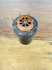 Vintage 7-Pin Miniature Tube Test Socket Adapter