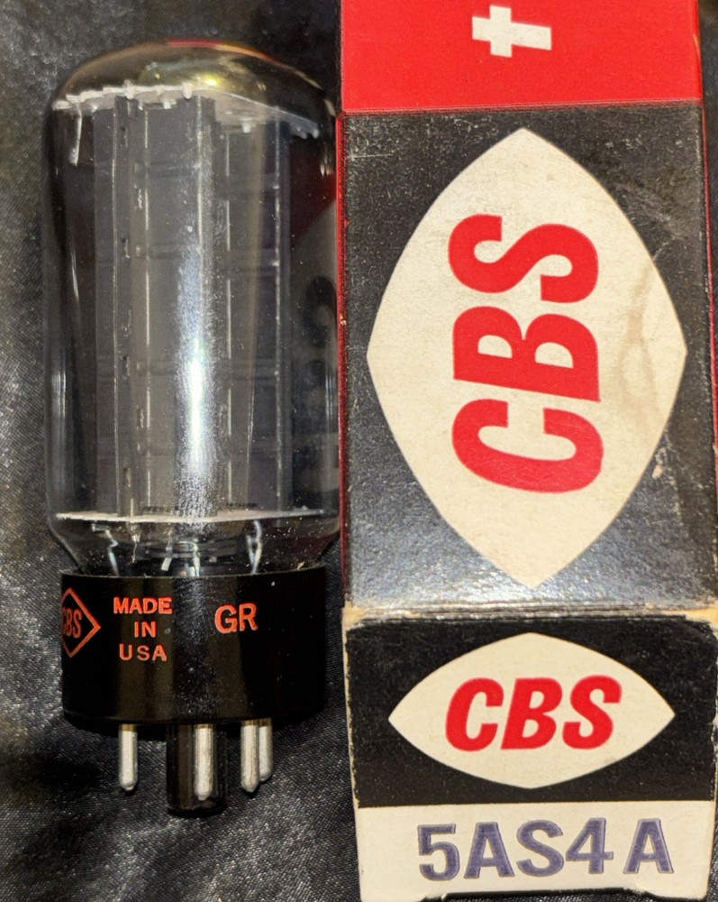 NOS Tested 5AS4A/5U4GB Rectifier Tube Strong Dual Diode Vintage Audio Guitar Amp